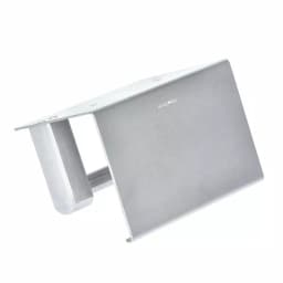 Alpine Industries Single Post Toilet Paper Holder with Storage Shelf, Brushed Stainless Steel thumbnail 6