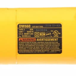 DEWALT 5 Amp Corded Rotary Cut-Out Tool with 1/4 in. Keyless Chuck thumbnail 8