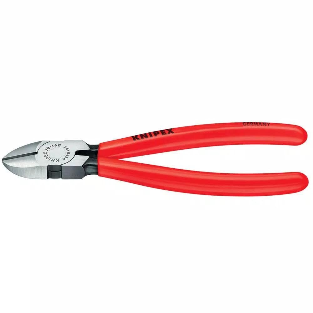 Knipex 4.25 in. Heavy Duty Diagonal Cutters, 62 HRC Forged Steel Cutting Edges