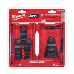 Milwaukee 6-Piece Oscillating Multi-Tool Blade Kit with Universal Shank thumbnail 5