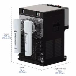 Brio Tri-Temp 2-Stage Countertop Bottleless Water Cooler with UV Self-Cleaning thumbnail 3