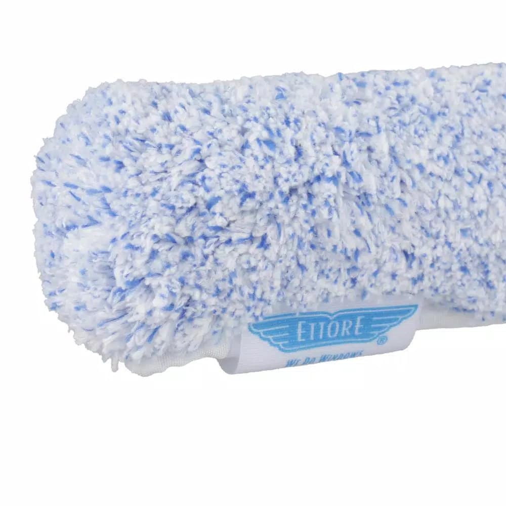Ettore ProGrip Window Cleaning Kit - 12 in. Squeegee and 10 in. Microfiber Washer
