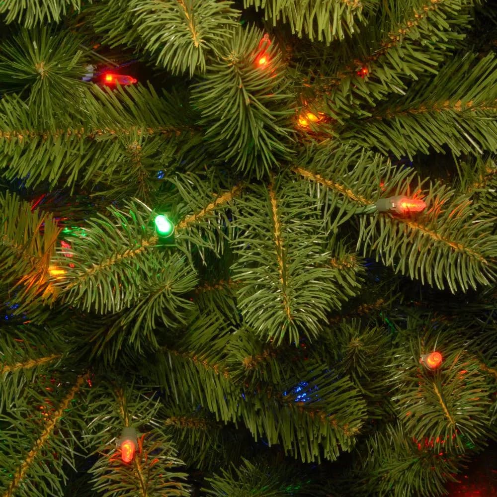 National Tree Company 7.5 ft. Feel-Real Downswept Douglas Fir Artificial Christmas Tree with 750 Multi-Color Lights