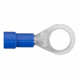 CURT Ring Terminals, 16-14 AWG Wire Gauge, 5/16 in Stud Size, Blue, 100-Pack thumbnail 1