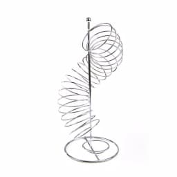 Mind Reader Stainless Steel Twisted Fruit Holder, Silver Metal Wire Fruit Basket thumbnail 5
