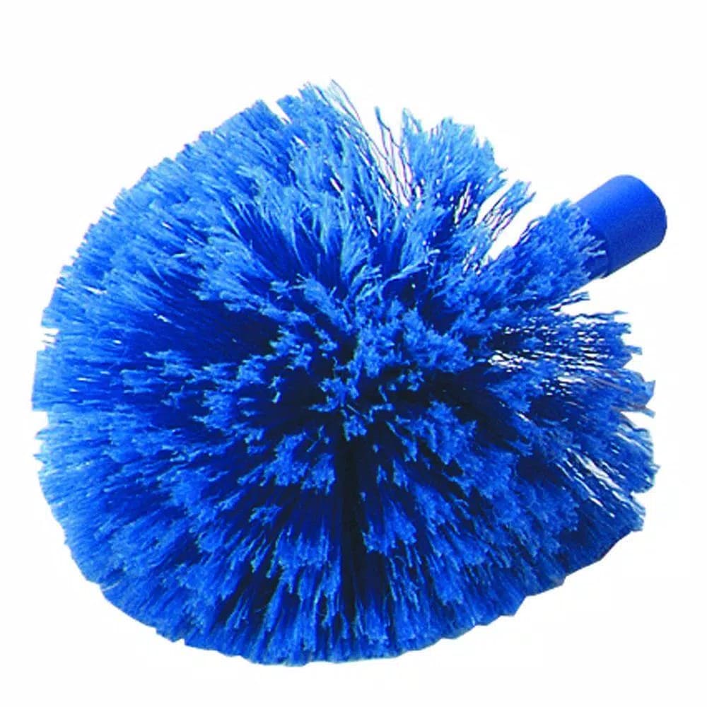 Carlisle Flo-Pac Round Soft-Flagged Synthetic Blue Cobweb Duster, 12-Pack