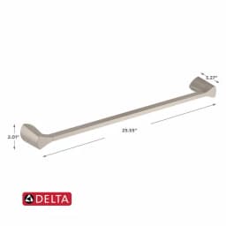 Delta Zura 24 in. Stainless Steel Single Towel Bar thumbnail 6