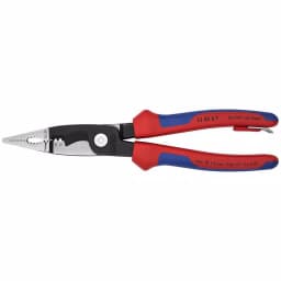 KNIPEX 8 in. 6-in-1 Electrical Installation Pliers with Tether Attachment thumbnail 1