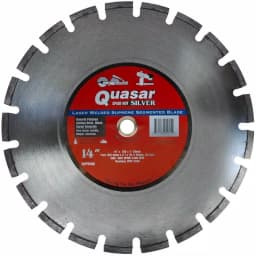 Quasar Speed Kut 100 Silver 14 in. Segmented Diamond Blade thumbnail 1
