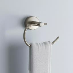 Glacier Bay Innburg Brushed Nickel Towel Ring thumbnail 2