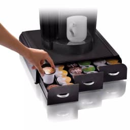 Mind Reader Anchor 36-Capacity K-Cup Storage Drawer - Black Coffee Pod Organizer with Heat-Resistant Top thumbnail 7