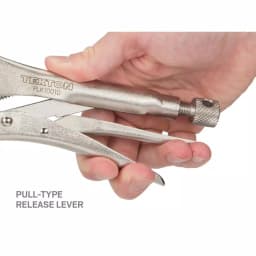 TEKTON 4-Piece Locking Pliers Set - Straight, Curved, and Long Nose Jaws thumbnail 7