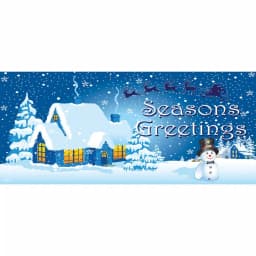 My Door Decor Winter Wonderland Christmas Garage Door Decor Mural - 7 ft. x 16 ft. Double Car Garage Decor thumbnail 1