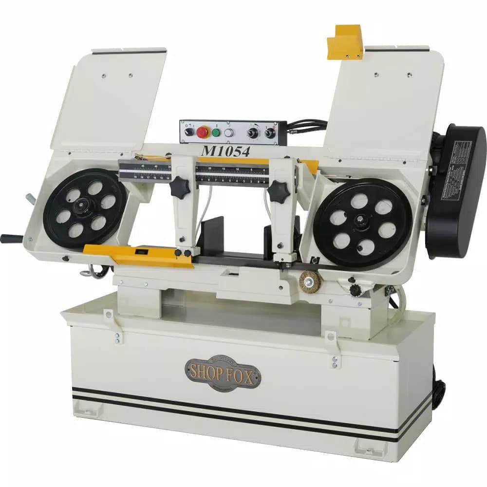 Shop Fox 10 in. x 18 in. Horizontal Metal Cutting Bandsaw, 1-1/2 HP, 220V