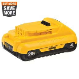 DEWALT DCB240 20V MAX Compact Lithium-Ion 4.0 Ah Battery Pack thumbnail 1