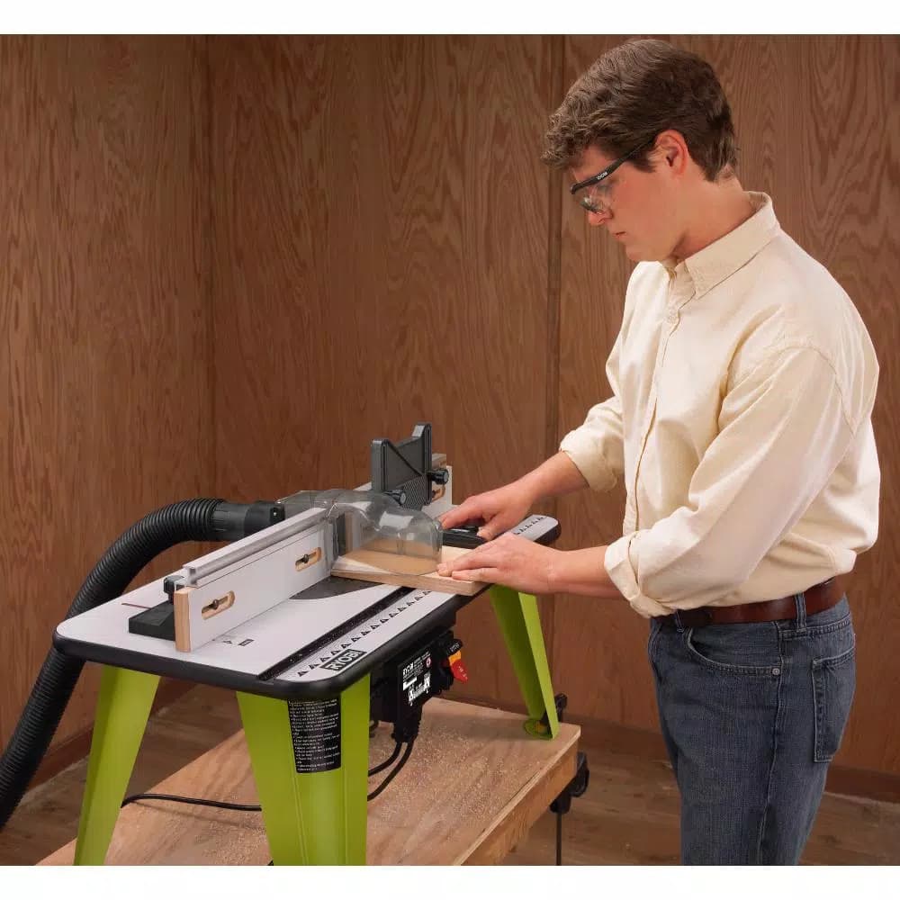 RYOBI Universal Router Table, 32 in. x 16 in. with 5 Throat Plates