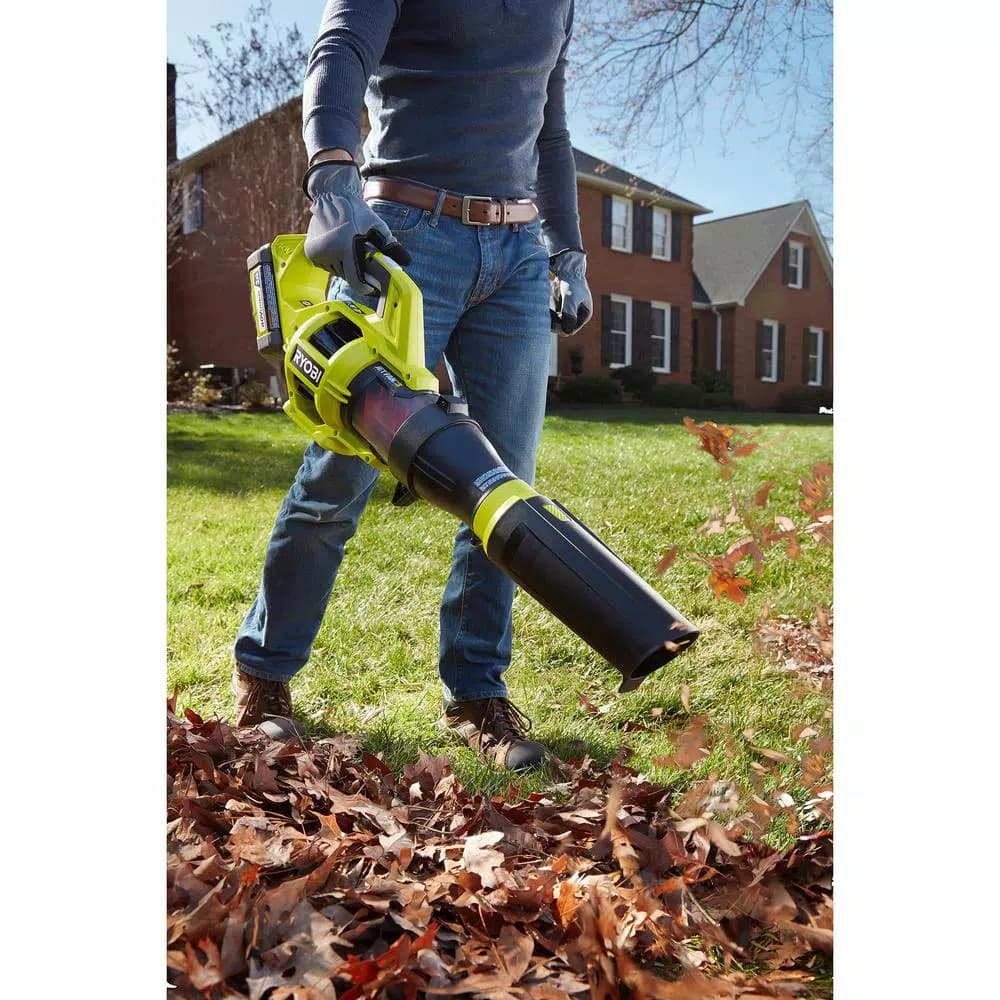 RYOBI 40V MAX Cordless Jet Fan Leaf Blower, 480 CFM, 110 MPH (Tool Only)