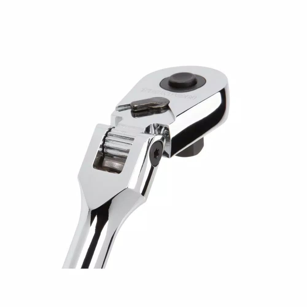 TEKTON 3/8 in. Drive 12 in. Flex Head Quick-Release Bent Handle Ratchet