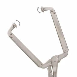 TEKTON 18 in. Swivel Pad Locking C-Clamp thumbnail 4