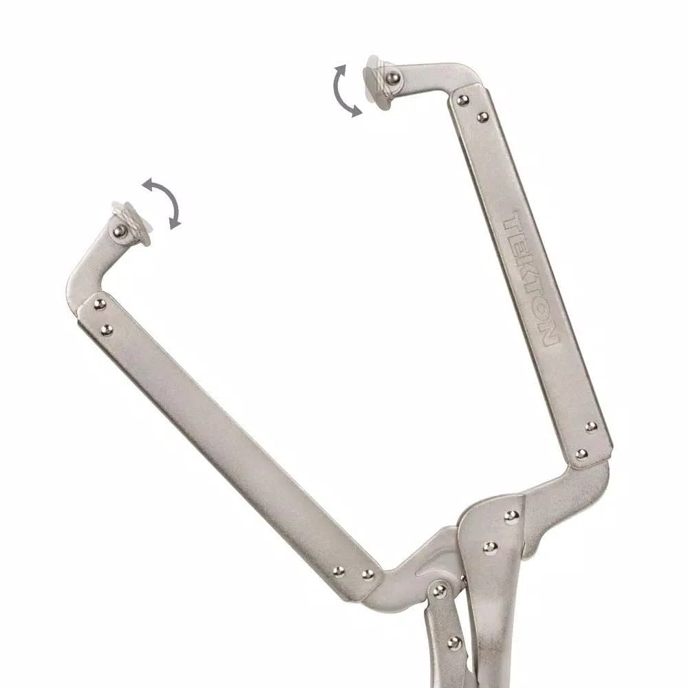 TEKTON 18 in. Swivel Pad Locking C-Clamp