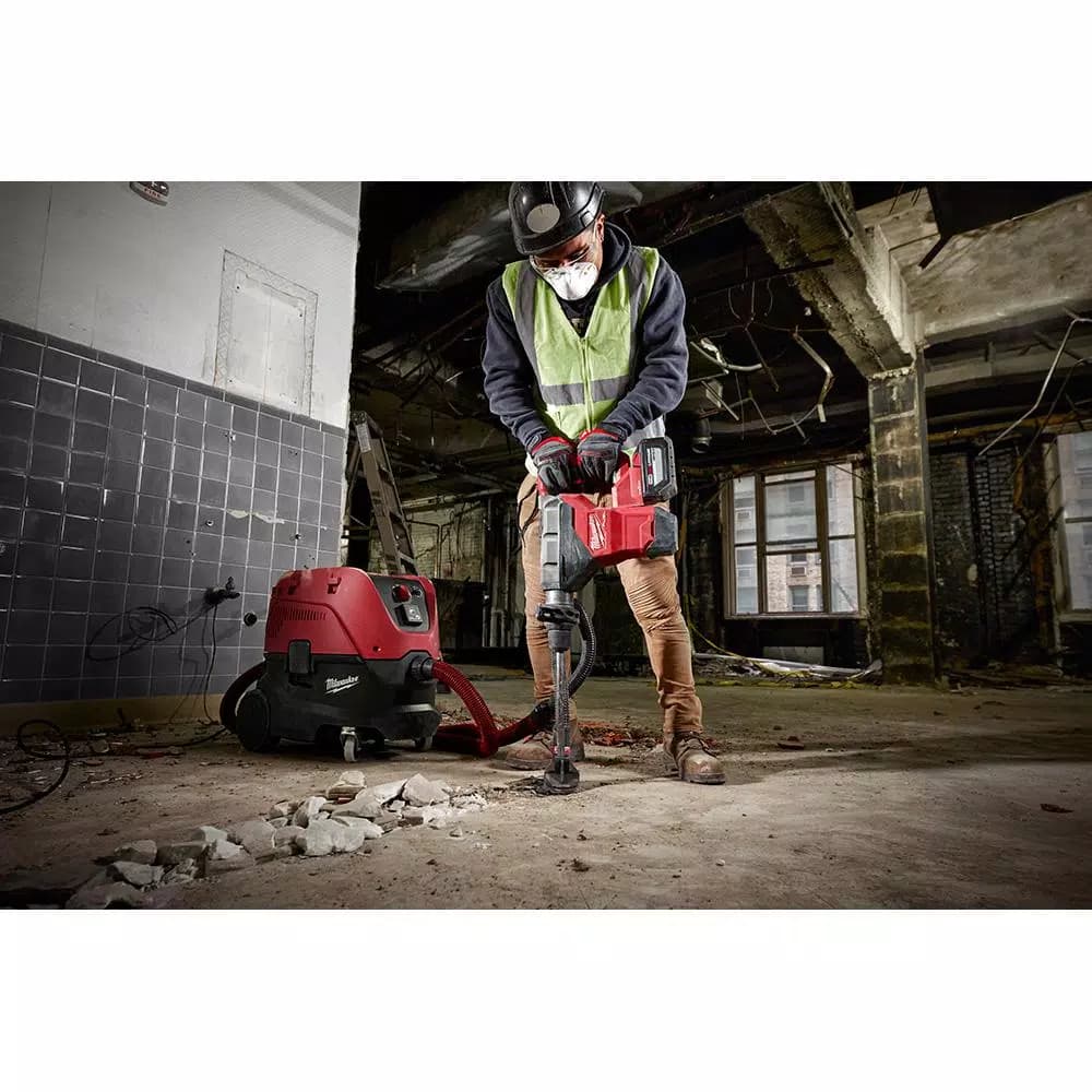 Milwaukee M18 FUEL SDS-MAX Rotary Hammer Kit with TWO 12.0 Ah Batteries & ONE-KEY