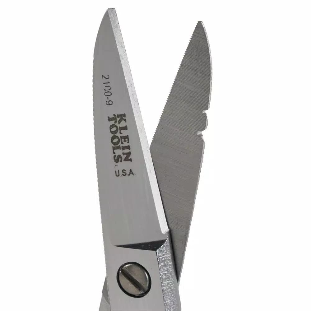 Klein Tools Cable Splicer Snips with Serrated Stainless Steel Blades
