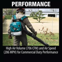Makita EB7660TH 75.6 cc MM4 4-Stroke Gas Backpack Blower, 206 MPH, 706 CFM thumbnail 8