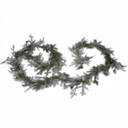 VAN ZYVERDEN 12 ft. Fresh Cut Blue Ridge Mountain Fraser Fir Coil Holiday Garland thumbnail 1