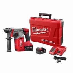Milwaukee M18 FUEL 1 in. SDS-Plus Cordless Rotary Hammer Kit with Two 5.0 Ah Batteries and Charger thumbnail 1