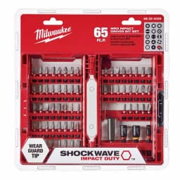 Milwaukee SHOCKWAVE 65-Piece Impact Driver Bit Set, Custom Alloy76 Steel thumbnail 3