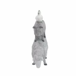 LITTON LANE 3-Stacked Barn Animals Polystone Sculpture - Farmhouse Sheep, Pig, and Chicken Statuary thumbnail 5