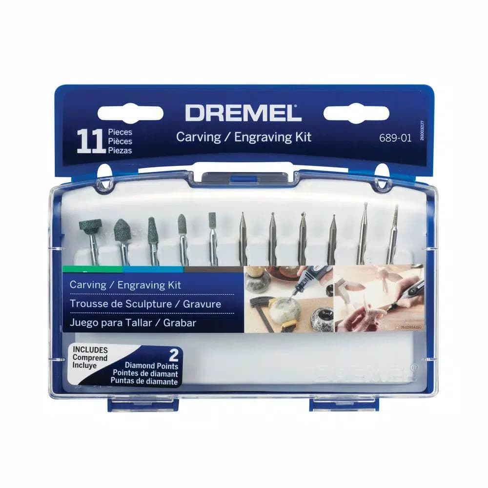 Dremel 11-Piece Carving and Engraving Kit for Stone, Glass, and Terra Cotta