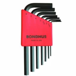 Bondhus Metric Hex End Short Arm L-Wrench Set with ProGuard Finish, 7-Piece thumbnail 1