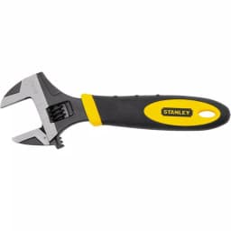 Stanley 6 in. MaxSteel Adjustable Wrench with Tapered Jaw thumbnail 1
