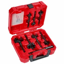 Milwaukee Selfeed 7-Piece High Speed Steel Wood Boring Auger Bit Set with Carrying Case thumbnail 1