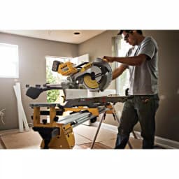 DEWALT 12 in. FLEXVOLT Brushless Sliding Compound Miter Saw Kit with Rolling Stand thumbnail 11