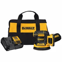 DEWALT 20V MAX XR Brushless 5 in. Random Orbital Sander Kit with 2.0 Ah Battery & Bonus Jigsaw thumbnail 2