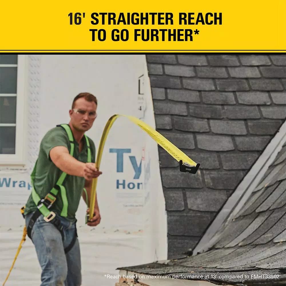 STANLEY FATMAX 25 ft. Tape Measure with MAXSHIELD Coating and Twin-Core Ergonomic Design