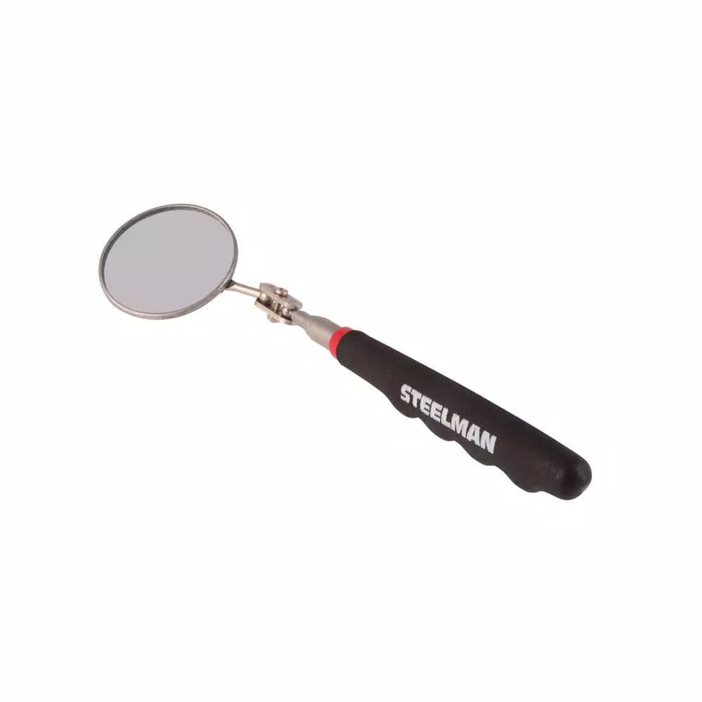 Steelman 36 in. Telescoping Round Inspection Mirror with 360° Articulating Head