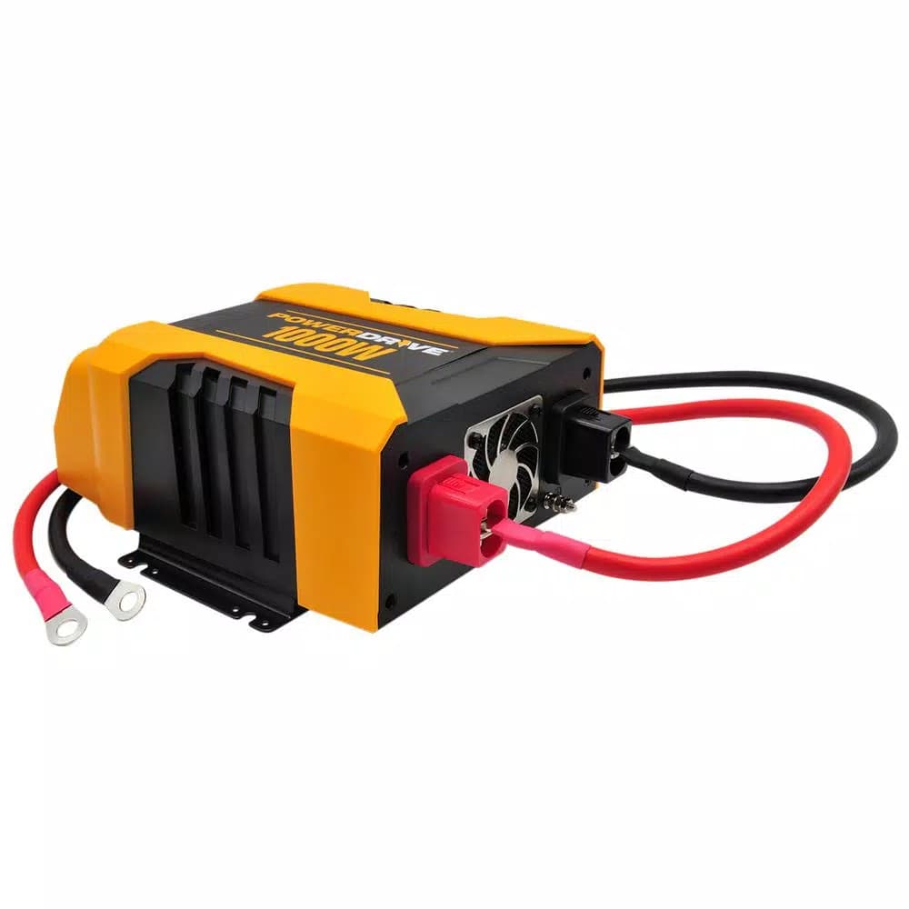 PowerDrive 1000W Power Inverter, 12V DC to AC, Bluetooth App Control, 4 AC Outlets, USB-C & USB-A Ports