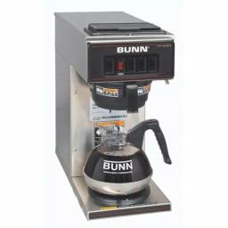 BUNN VP17-1SS 12-Cup Commercial Pourover Coffee Brewer with Warmer, Stainless Steel thumbnail 2