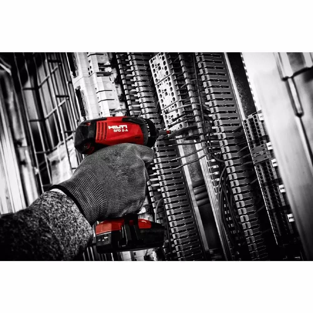 Hilti 12V Lithium-Ion 1/4 in. Cordless Impact Driver SFD 2-A Kit with 2 Batteries, Charger, and Bag