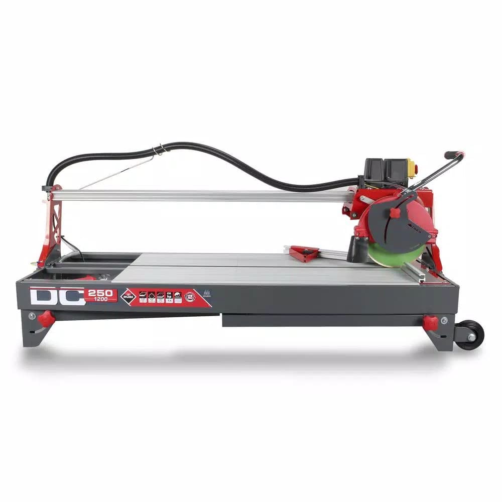 Rubi DC-250 1200 10 in. Wet Tile Saw, 120V, 1.5 HP with Mobile Head