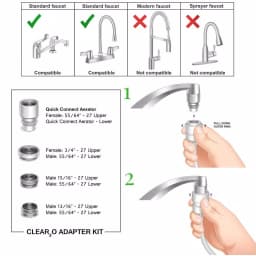 Clear2O Advanced Water Filter Pitcher, 9-Cup Capacity with Solid Carbon Block Filter thumbnail 3