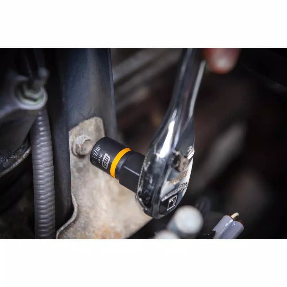 GearWrench Bolt Biter 8-Piece Impact Extraction Socket Set, 1/4 in. and 3/8 in. Drive