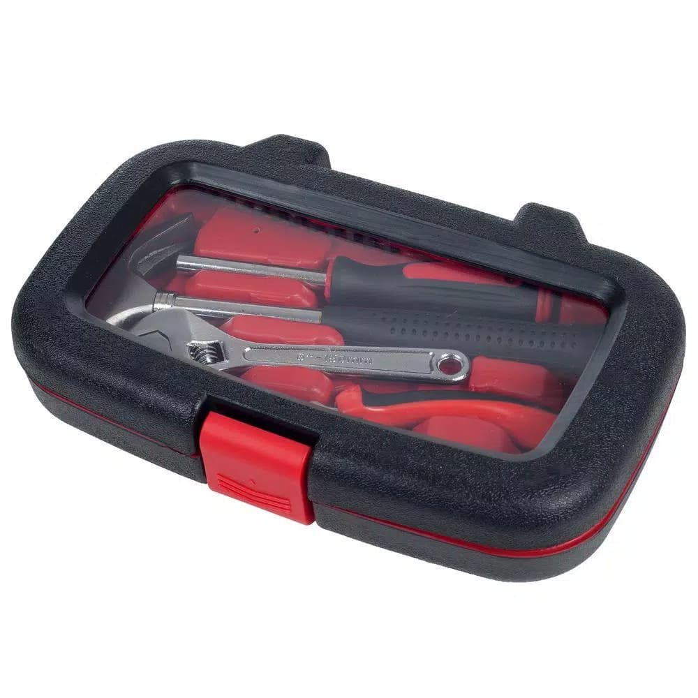 Stalwart 15-Piece Multipurpose Hand Tool Kit for Car, Home, and Office