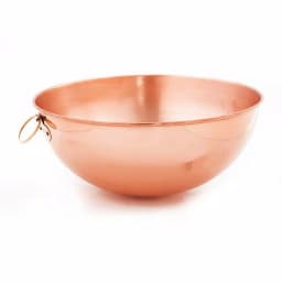 Old Dutch 4.5 Qt. Solid Copper Beating Bowl for Egg Whites and Baking thumbnail 2