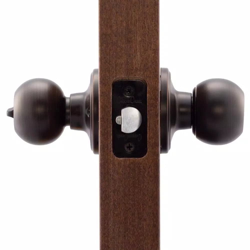 Copper Creek Tuscan Bronze Keyed Entry Door Knob, ANSI Grade 2 Residential & Commercial Lockset