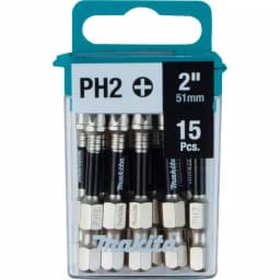 Makita ImpactXPS #2 Phillips 2 in. Power Bits, 15-Pack thumbnail 1