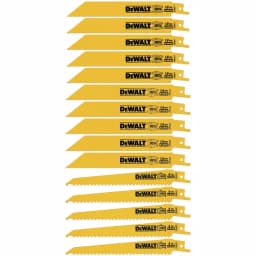 DEWALT 15-Piece Bi-Metal Reciprocating Saw Blade Set with Tough Case thumbnail 1